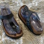 Birkenstock Gizeh Olive Green sandals size 37/6.5 Photo 0