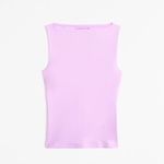 Abercrombie & Fitch Abercrombie Soft Matte Seamless Slash Top Pink Photo 0