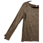 J.Crew NWT Womens Glimmer Long Sleeve Sequin Boatneck Tee Size Small Party Photo 9