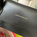 NEW Luana Ferracuti black leather small mini purse bag satchel Photo 3