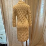 Calvin Klein  Sweater Dress sz L Women's Cable Knit Dress Long Sleeve Thick Knit Photo 6