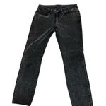 Eileen Fisher  Size 6 Washed Black Stretch Jeans Velveteen Casual Quiet Luxury Photo 0