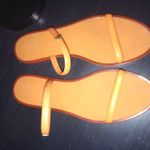 Tory Burch Orange Jelly Slides Photo 0