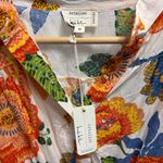 Nicole Miller NWT  Floral Cropped Boho Blouse Sz M Photo 3