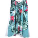 Show Me Your Mumu Carousel Mini Dress Med Kauai Hugs Tropical Floral Lace Back Photo 6
