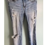 Hollister  Light Blue Denim Ripped Skinny Jeans 0s Photo 2