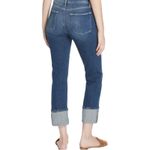 frame denim NWT FRAME LE HIGH BIG CUFF Mid Rise‎ STRAIGHT LEG STRETCH JEANS Size 27 $230 Photo 2