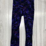 Lululemon Pace Rival Crop Hounds Camo Emperor Blue Black size 2 W6AB1S Photo 0