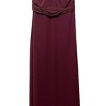 Jenny Packham NWT JP1034 Halter Chiffon Sleeveless Bridesmaid Dress Cabernet 10 Photo 0