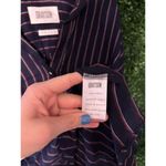 Grayson The Artist SS Short Sleeved Blue and Red Striped Button Down Shirt Size Photo 2