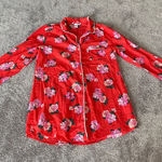 Victoria's Secret  Floral Print Button-Down Night Shirt SIZE M Photo 0