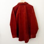 Madewell  | Corduroy Oversized Shirt-Jacket Stained Mahogany Burnt Orange | XXL Photo 9