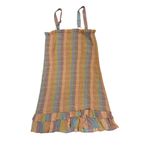 American Eagle  Women's Pastel Stripe Smocked Mini Dress Size M Photo 4