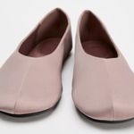 ZARA NWT PINK Satin effect Rounded toe. SATIN BALLET FLATS size 9(40) Photo 0