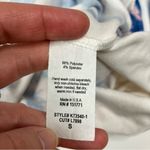 Le lis Collection | White Blue Cloud Tie Dye Off-One-Shoulder Sweater Top S NWT Photo 2