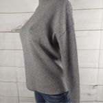 Tahari  Mock Neck Gray Long Sleeve Sweater Size Large Photo 2