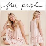 Free People  Costa Brava Mini Tunic Dress White M Photo 1