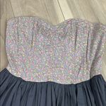 Anthropologie Maeve Addy floral strapless mini dress size 4 Photo 2