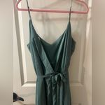 Birdy Grey  Cindy Wrap Maxi Dress in Sea Glass Size Large Photo 2