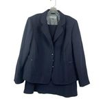 Tahari Arthur S. Levine Women's Navy Blue Jacket & Skirt Set Size 18W Photo 0