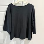 Bob Mackie  1980s Sequin Top Dynasty Black Silver Retro Photo 4