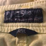 Silver Jeans Suki Capri Womens Pale Yellow Denim Pants Pockets 26 L4016SCLW13 Photo 6