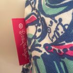 Lilly Pulitzer for Target Mini Purse Bamboo Handle Tassel Bag Photo 1