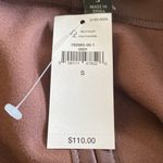 Banana Republic Bordeaux vegan leather top. Pull on. Self tie belt. Size S. NWT. Photo 6