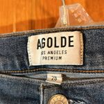 AGOLDE Women’s Premium High Rise High Low Raw Hem Size 28 Photo 1