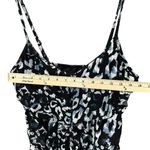 MagicSuit Rita Tankini Swim Top Womens 8 Black Animal Print Tiered Tummy Control Photo 6