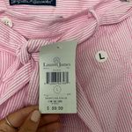 Lauren James Seersucker Bow Shorts by . Size Large. Photo 4