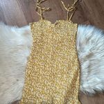 MORE TO COME Itzel Smocked Mini Dress In Yellow Photo 2