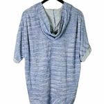 Anthropologie Dolan Left Coast  Womens Small Short Sleeve Hoodie Blue Relaxed NEW Photo 3