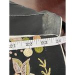 Black Embroidered Kurta Dress Long Sleeve Sheer Sleeve Elegant Special Occasion Black Photo 7