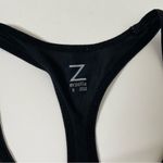 Zella Z by  Basic Black Racerback Tank Top Size Small Photo 2