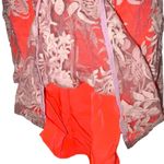 Nanette Lepore NWT Waldorf Girl Sheath Orange Crepe w/Lavender Lace Dress 10 Photo 8