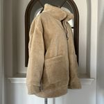 ASOS Wednesday's Girl Curve Teddy Coat in Beige, Size UK 22, US 18 NEW w/Tag Photo 4