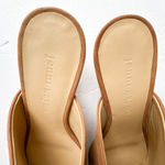 Jenni Kayne Walnut Brown Oiled Leather Kitten Heel Mule Size 36 Photo 6