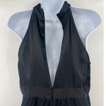 Michael Kors Babydoll Silk Halter Top 10 Beaded Old Money Mob Wife Holiday Y2K Black Photo 8