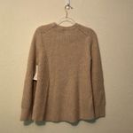 Athleta  Sierra Crew Sweater XS Coconut Wool Blend Cream New NWT Chunky Knit Photo 3