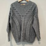 Ecote Urban Outfitters Gray Cable Knit Oversized Sweater Sz Small 1325 Photo 1