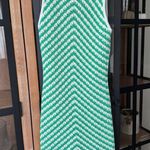 Gianni Bini  Crochet Knit midi dress Courtney Chevron CrewNeck Sleeveless coverup Photo 0