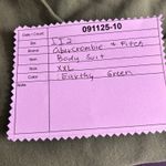 Abercrombie & Fitch Abercrombie Fitch Bodysuit XXL Goblincore Earthy Green Gorpcore Fairycore Soft Photo 7