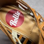 Rollie Nation Tan Leather Derby Cage Lace Up Shoes Size 7 Photo 9