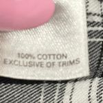 Victoria's Secret Pink White Black Plaid Long Sleeve Button Down Pajama Shirt M Photo 10