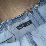 Windsor  Belt It Babe Strapless Denim Mini Dress Photo 2