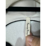 Beeson River White Black Striped Floral Print Sleeveless Maxi Dress Size Medium Photo 6