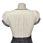 Rebecca Taylor Cream Black Sheath Dress Size 4 Photo 5