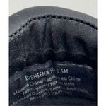 Open Edit  Sandals Size 6.5‎ Black Open Toe Block Heel Fabric Upper Photo 7