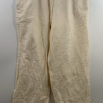 Quince  100% organic cotton gauze straight leg pants vintage cream size Large Photo 0